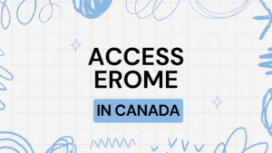 Illustration of a user accessing Erome in Canada with VPN and secure browsing tools.